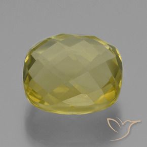 Quarzo Giallo chiaro naturale da 28.09 ct, Cuscino, VVS-VS
