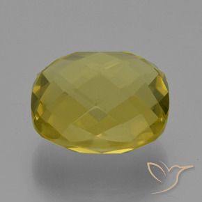 Quarzo Giallo chiaro naturale da 27.10 ct, Cuscino, VVS-VS