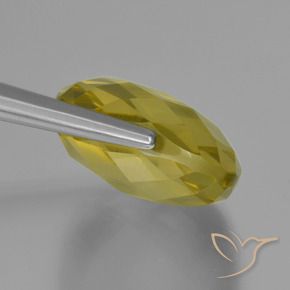 Quarzo Giallo chiaro naturale da 27.10 ct, Cuscino, VVS-VS