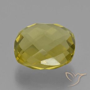 Quarzo Giallo Ananas naturale da 25.83 ct, Cuscino, VVS