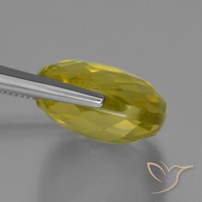 Quarzo Giallo chiaro naturale da 28.20 ct, Cuscino, VVS