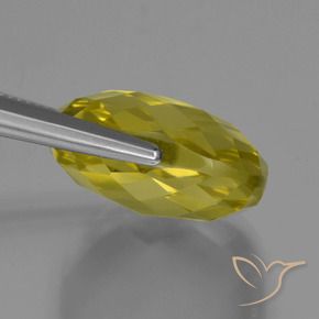 Quarzo Giallo chiaro naturale da 27.30 ct, Cuscino, VVS