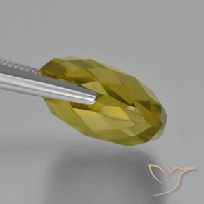 Quarzo Giallo chiaro naturale da 25.94 ct, Cuscino, VVS-VS