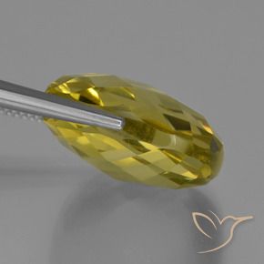 Quarzo Giallo Ananas naturale da 27.07 ct, Cuscino, VVS-VS