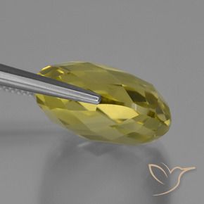 Quarzo Giallo Ananas naturale da 25.97 ct, Cuscino, VVS