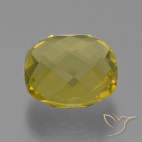 Quarzo Giallo chiaro naturale da 27.14 ct, Cuscino, VVS-VS