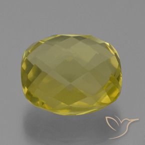 Quarzo Giallo medio-chiaro naturale da 25.93 ct, Cuscino, VVS-VS