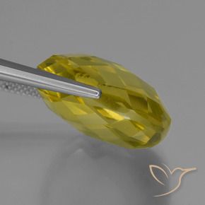 Quarzo Giallo Ananas naturale da 25.37 ct, Cuscino, VVS