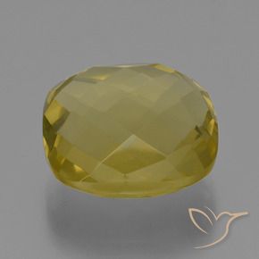 Quarzo Giallo Ananas naturale da 27.26 ct, Cuscino, VVS