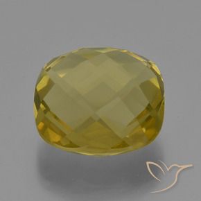 Quarzo Giallo chiaro naturale da 25.51 ct, Cuscino, VVS
