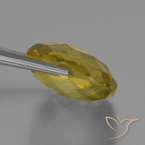 Quarzo Giallo chiaro naturale da 25.51 ct, Cuscino, VVS