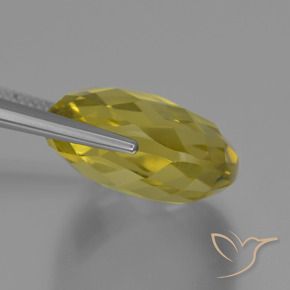 Quarzo Giallo chiaro naturale da 26.60 ct, Cuscino, VVS