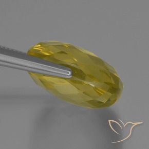 Quarzo Giallo chiaro naturale da 28.15 ct, Cuscino, VVS-VS