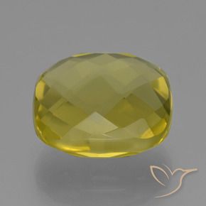 Quarzo Giallo chiaro naturale da 27.04 ct, Cuscino, VVS