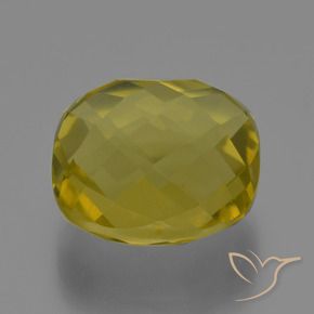 Quarzo Giallo Ananas naturale da 27.40 ct, Cuscino, VVS-VS
