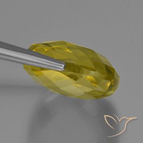 Quarzo Giallo Ananas naturale da 27.40 ct, Cuscino, VVS-VS
