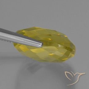 Quarzo Giallo Ananas naturale da 26.79 ct, Cuscino, VVS-VS
