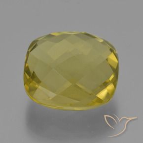 Quarzo Giallo Ananas naturale da 26.16 ct, Cuscino, VVS