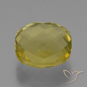 Quarzo Giallo chiaro naturale da 27.38 ct, Cuscino, VVS