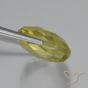 Quarzo Giallo chiaro naturale da 27.42 ct, Cuscino, VVS-VS
