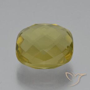 Quarzo Giallo Ananas naturale da 27.36 ct, Cuscino, VVS-VS