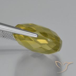Quarzo Giallo Ananas naturale da 27.36 ct, Cuscino, VVS-VS