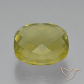 Quarzo Giallo Ananas naturale da 28.86 ct, Cuscino, VVS-VS