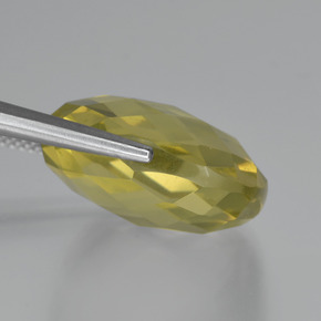 Quarzo Giallo limone naturale da 26.29 ct, Taglio a cuscino, VVS