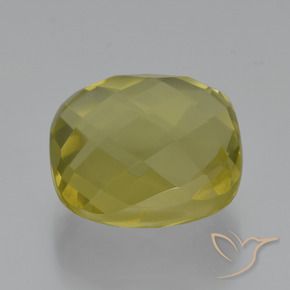 Quarzo Giallo chiaro naturale da 27.26 ct, Cuscino, VVS-VS