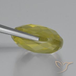 Quarzo Giallo chiaro naturale da 27.26 ct, Cuscino, VVS-VS
