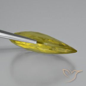 Quarzo Giallo Ananas naturale da 47.98 ct, Forma a pera, VVS