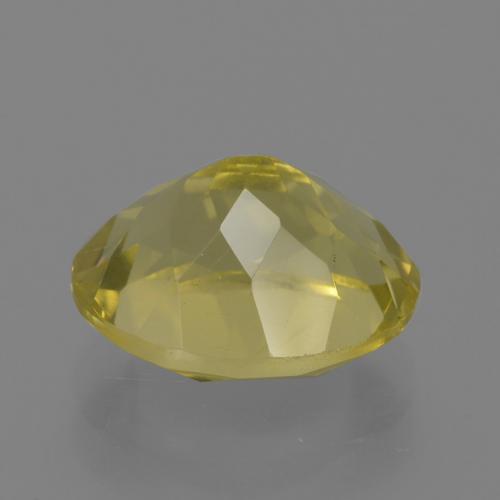 Quarzo naturale giallo da 3,51 ct, taglio ovale, VS