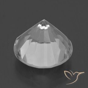 Quarzo Bianco naturale da 7.59 ct, Rotondo, VVS-VS