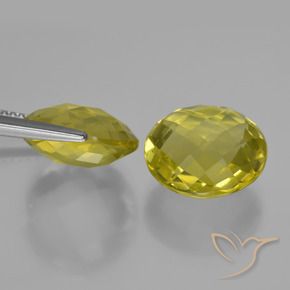 Gemme di Quarzo Giallo Ananas naturale da 10.43 ct, Rotondo, VVS-VS