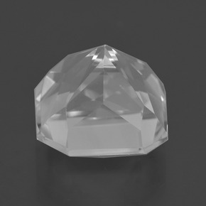 Quarzo Bianco naturale da 9.05 ct, Taglio smeraldo, VVS-VS