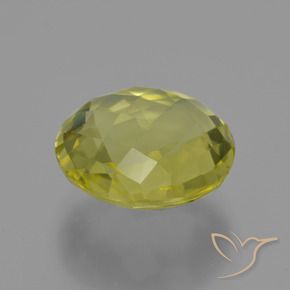 Quarzo naturale giallo da 5,31 ct, taglio rotondo, VVS-VS