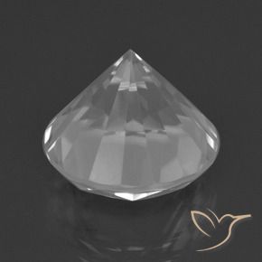 Quarzo Bianco naturale da 8.79 ct, Rotondo, VVS-VS