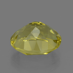 Quarzo naturale giallo da 3,59 ct, taglio ovale, VS