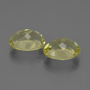 Quarzo naturale giallo da 7,11 ct, taglio ovale, VS