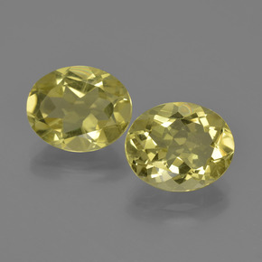 Quarzo naturale giallo da 6,20 ct, taglio ovale, VS