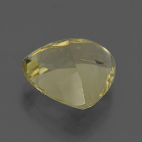 Quarzo naturale giallo da 5,18 ct, trillion, VS-SI