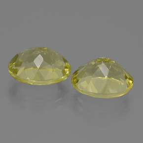 Quarzo naturale giallo da 7,36 ct, taglio ovale, VVS-VS