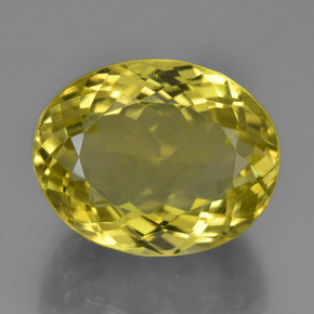 Quarzo Giallo Ananas naturale da 16.04 ct, Taglio ovale, VVS-VS