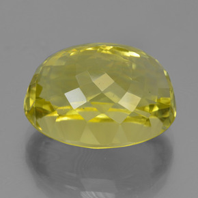 Quarzo Giallo Ananas naturale da 16.04 ct, Taglio ovale, VVS-VS