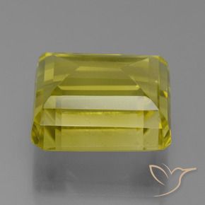Quarzo Giallo vivido naturale da 17.54 ct, Ottagonale / Taglio smeraldo, VVS-VS