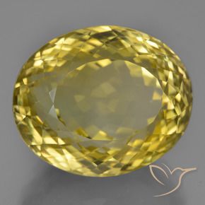 Quarzo Giallo medio naturale da 28.14 ct, Ovale, VVS