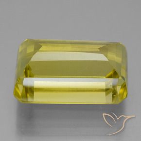 Quarzo Giallo medio-chiaro naturale da 15.59 ct, Ottagonale / Taglio smeraldo, VVS-VS