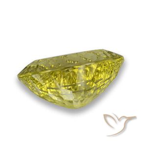 Quarzo Giallo Ananas naturale da 30.65 ct, Ovale, VVS