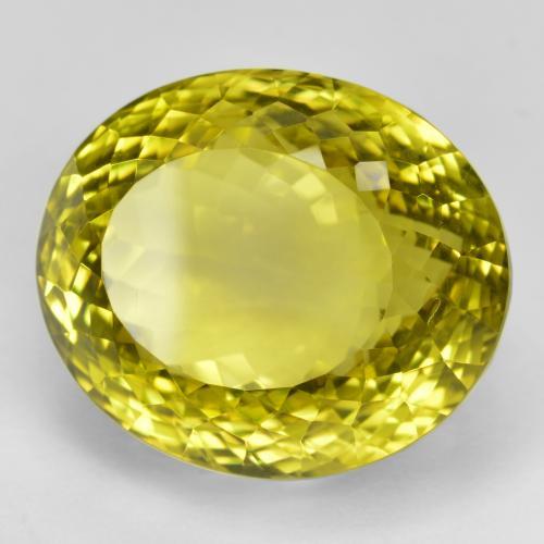 Quarzo Giallo medio naturale da 49.99 ct, Ovale, VVS