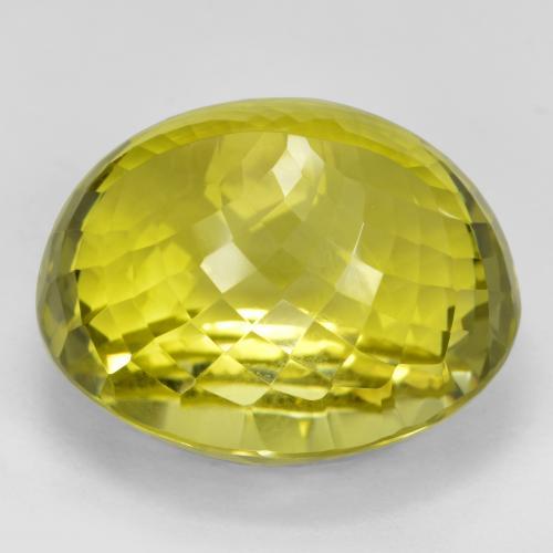 Quarzo Giallo medio naturale da 49.99 ct, Ovale, VVS
